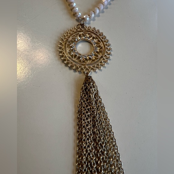 Beaded Pendant Necklace - Picture 2 of 6